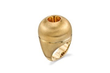 Power Ring Large Gold