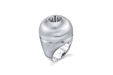 Power Ring Large Silver