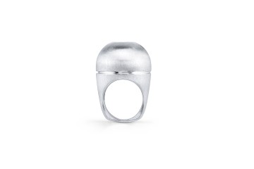 Power Ring Small Silver, Men's power ring silver