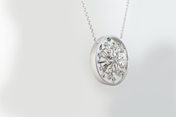 custom diamond cocktail ring pendant