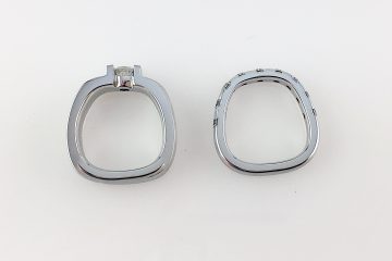 Custom Platinum Diamond Channel Set Ring