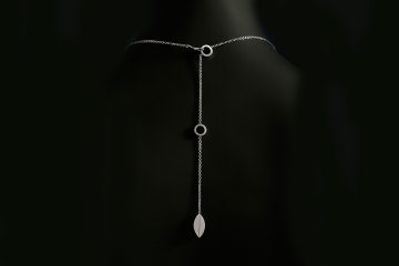 Custom Marquise Diamond Drop Necklace